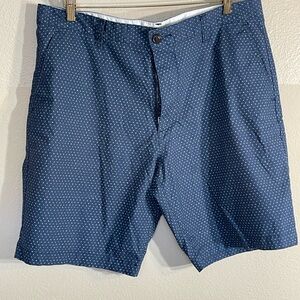 Dockers Blue Dot Pattered Boat Shorts